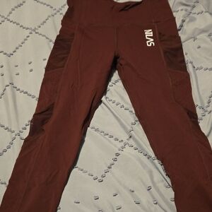 NVAS Women's Brown Leggings